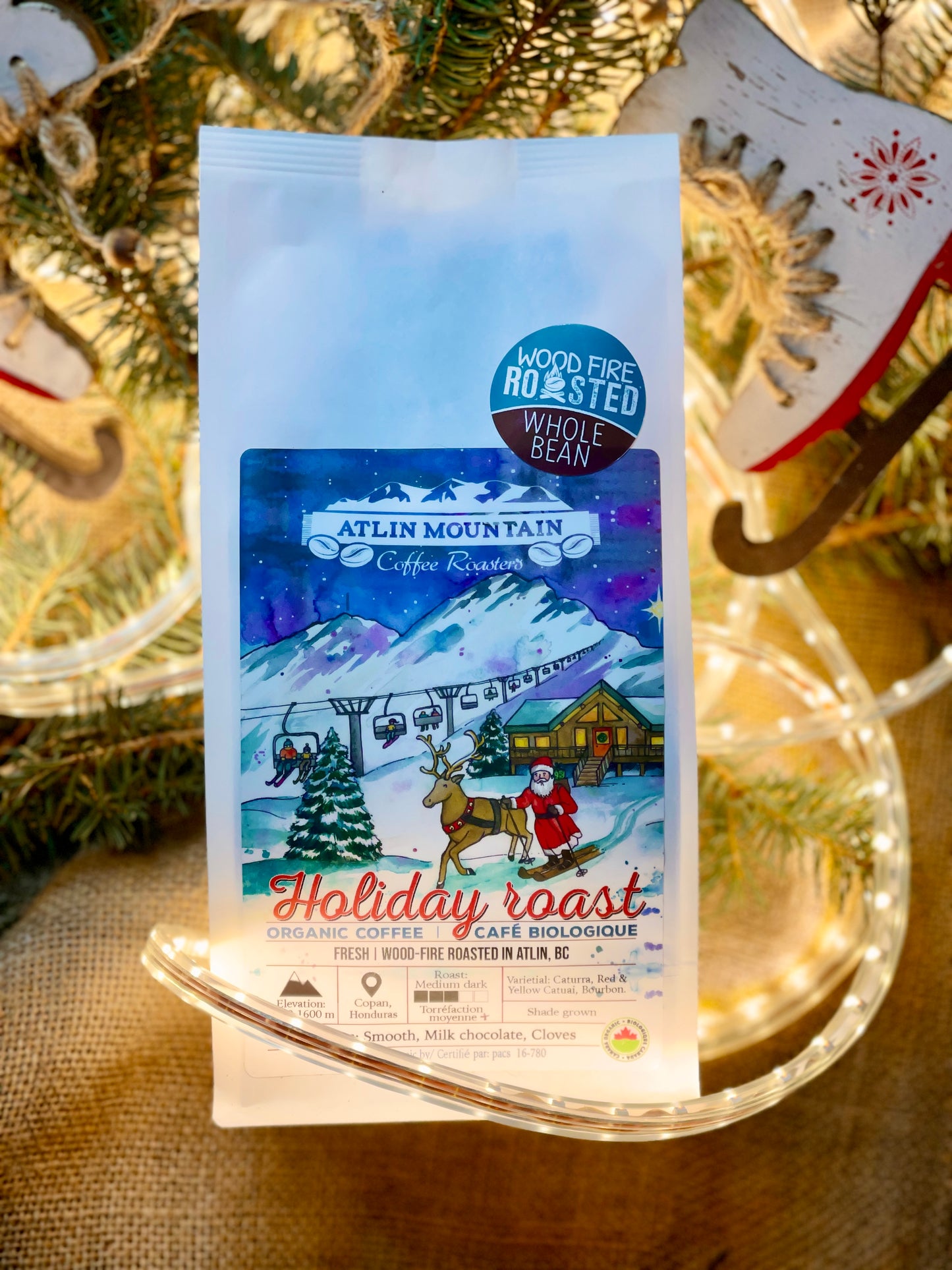 Holiday roast - Organic medium dark roast - Honduras