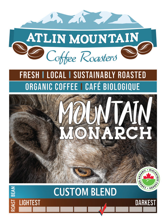 Mountain Monarch - Organic coffee - California Bighorn Blend - Fundraiser for BC Wild Sheep society