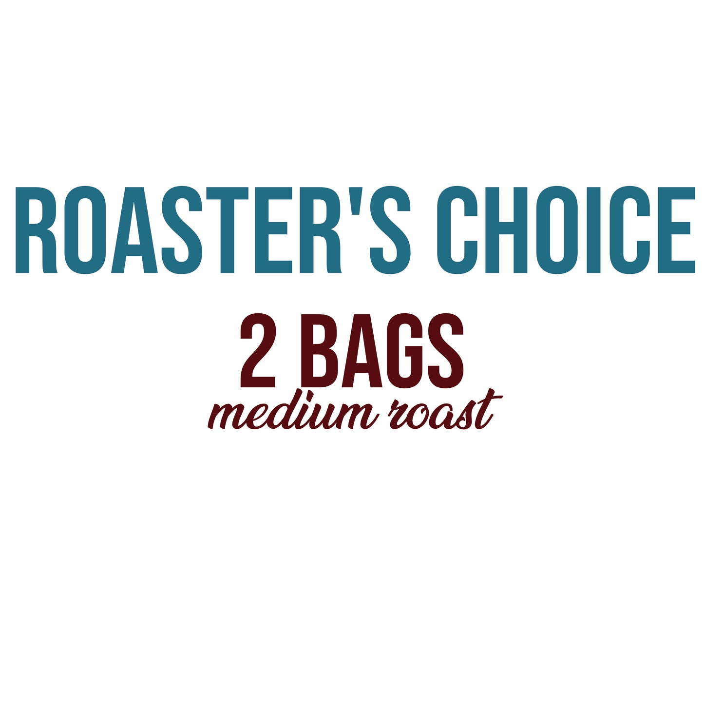 Atlin Mountain coffee roasters. Roaster's pick subscription. 2 bags medium roast