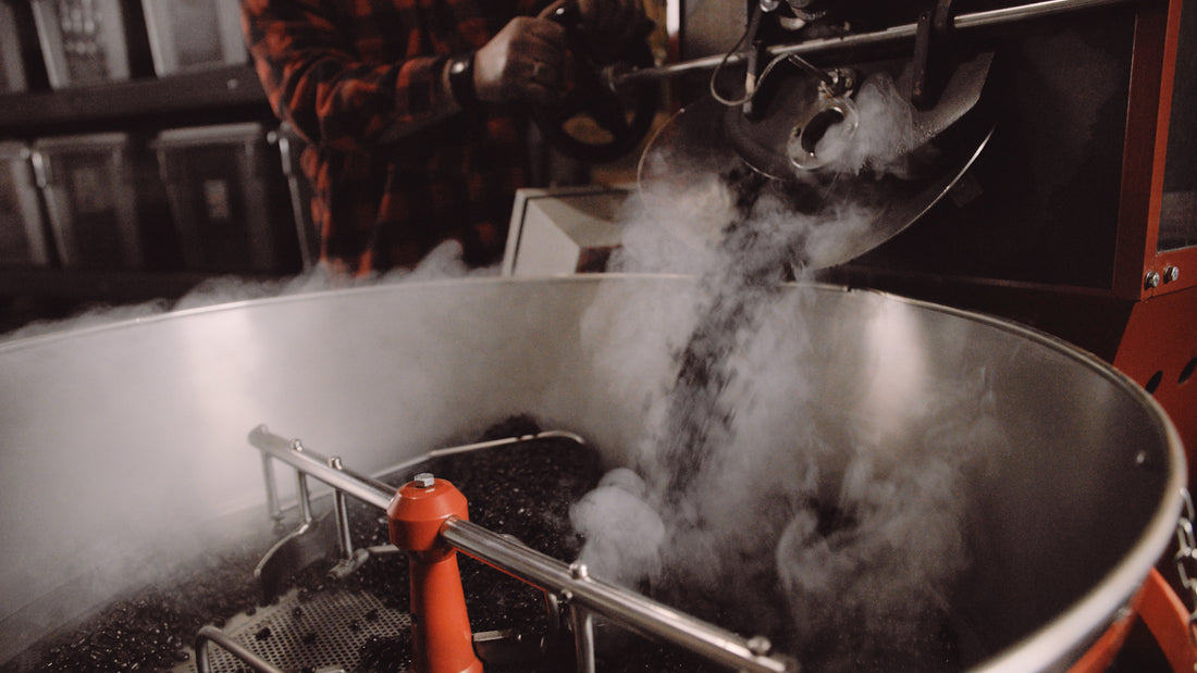 Fresh, Organic,Wood Fire roasted coffee and Whisky barrel aged coffees