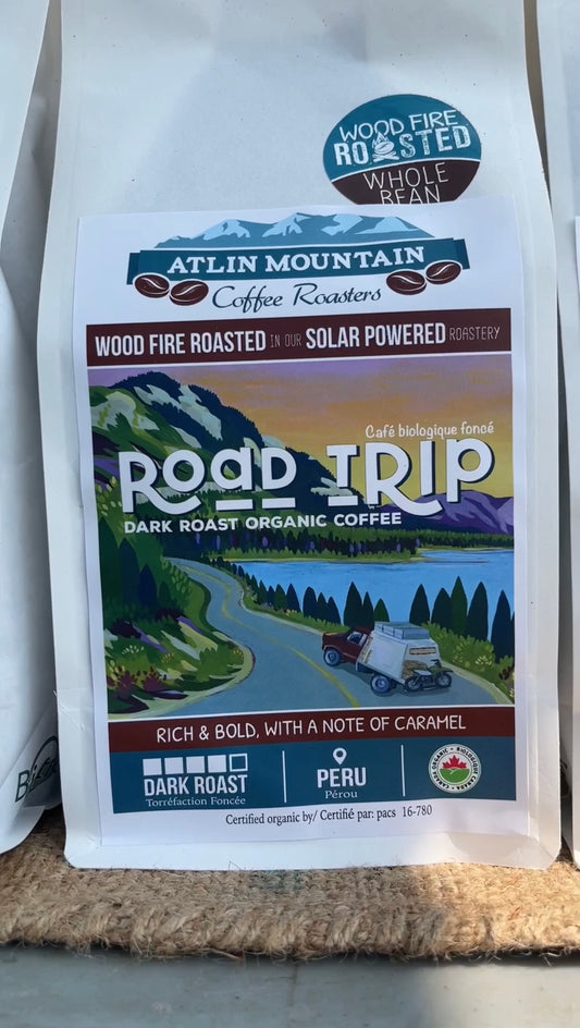 Road trip- Organic Peru Dark roast - Bold, Smoky, Caramel