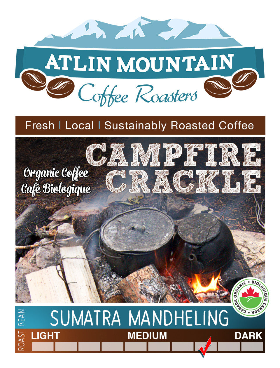 Sumatra Mandheling, Dark roast - atlin-mountain-coffee