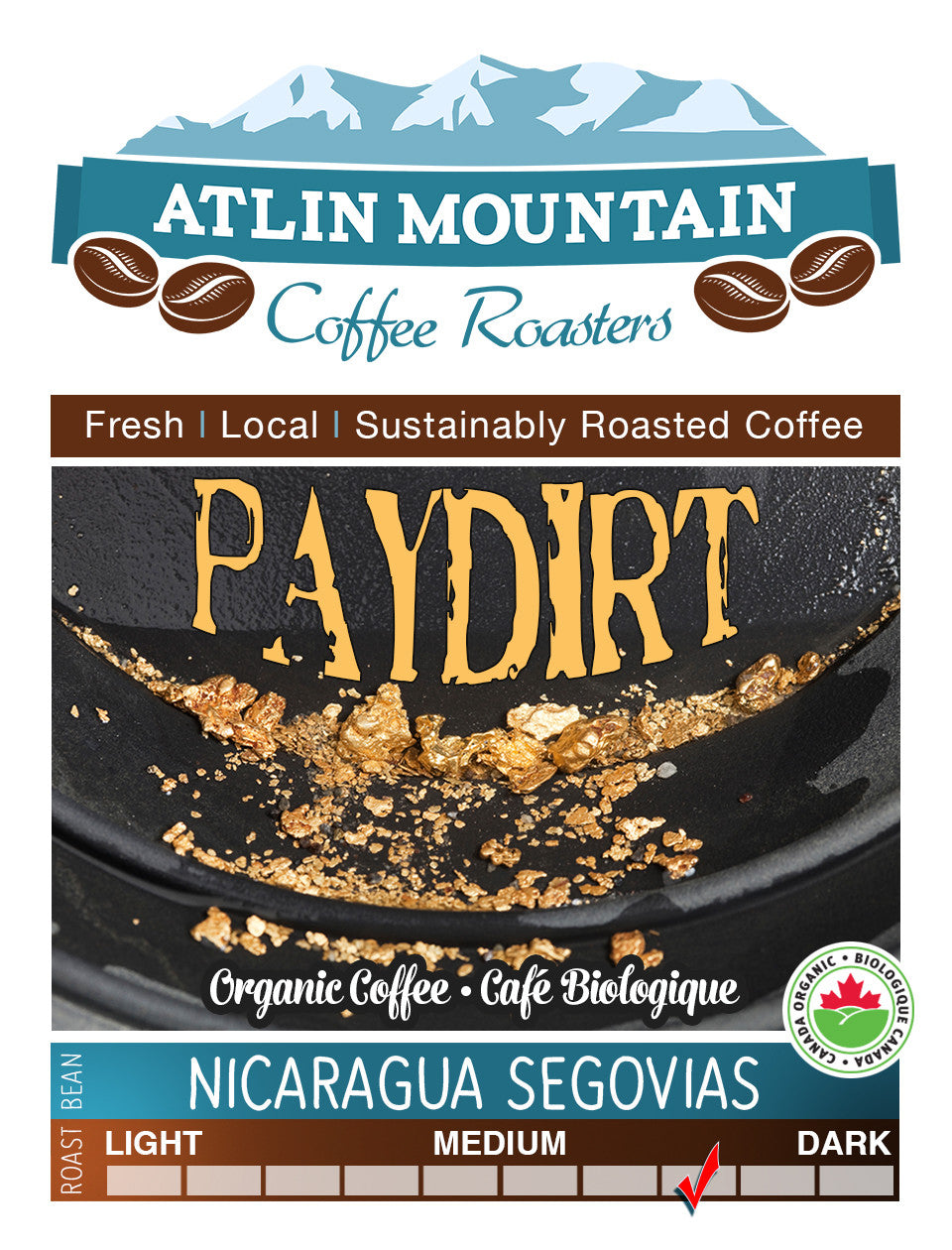 Nicaragua Segovia, Dark Roast - atlin-mountain-coffee