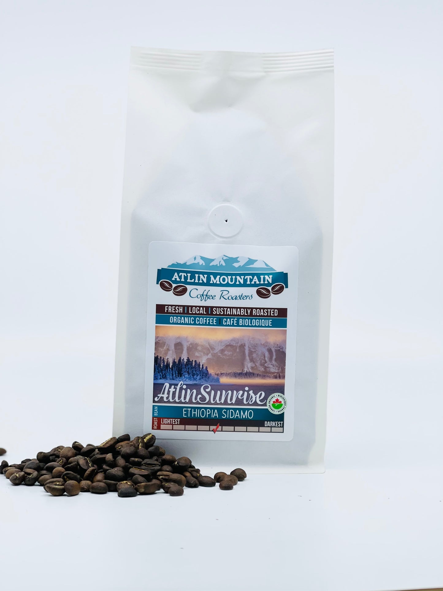 Atlin Sunrise - Organic Ethiopia Sidamo - Medium roast - Bright, Fruity