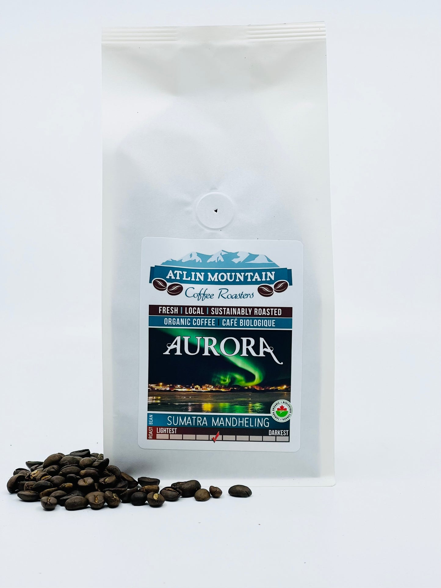 Aurora - Organic Sumatra Mandheling -  Medium Roast - Earthy, Bright