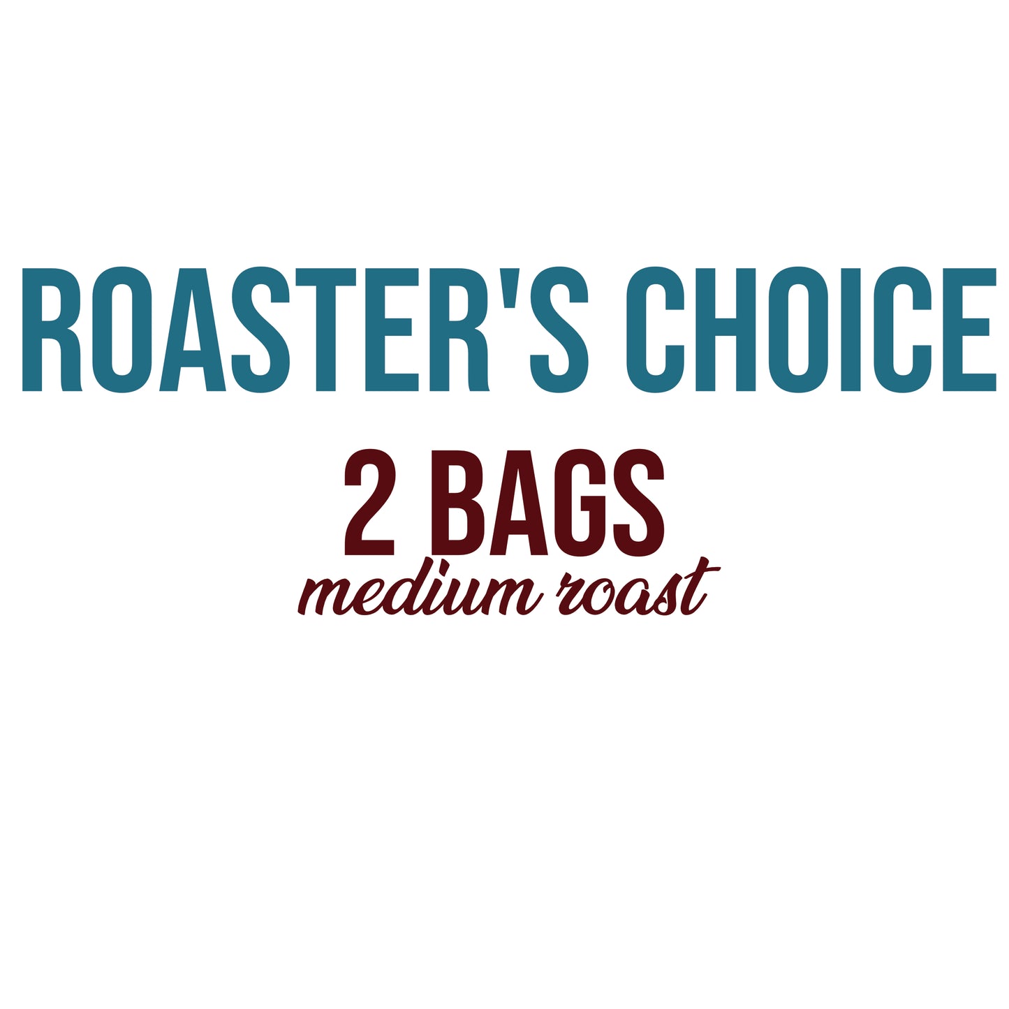 Atlin Mountain coffee roasters. Roaster's pick subscription. 2 bags medium  roast